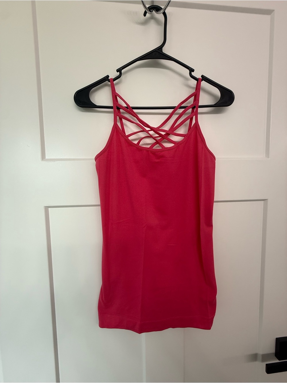 Zenana Outfitters Hot Pink Strappy Back Camisole